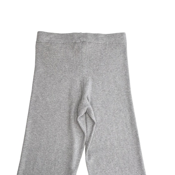 NWT Adyson Parker ribbed knit gray pants loungewear pull on medium - Picture 6 of 13